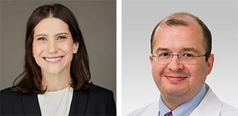 Side-by-side headshots of Jacqueline Burke and Daniel Borja-Cacho
