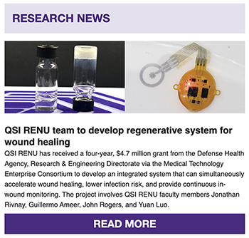 An image showing a portion of QSI RENU's November 2025 newsletter