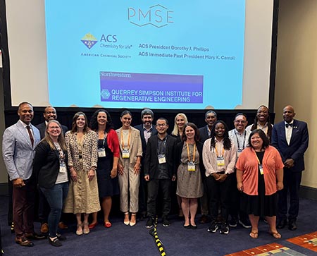Attendees pose together at the Rock Stars of Regenerative Engineering event at the American Chemical Society's 2025 Fall Meeting.
