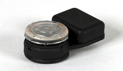 An image of a sensor designed to provide early infection detection for skin wounds